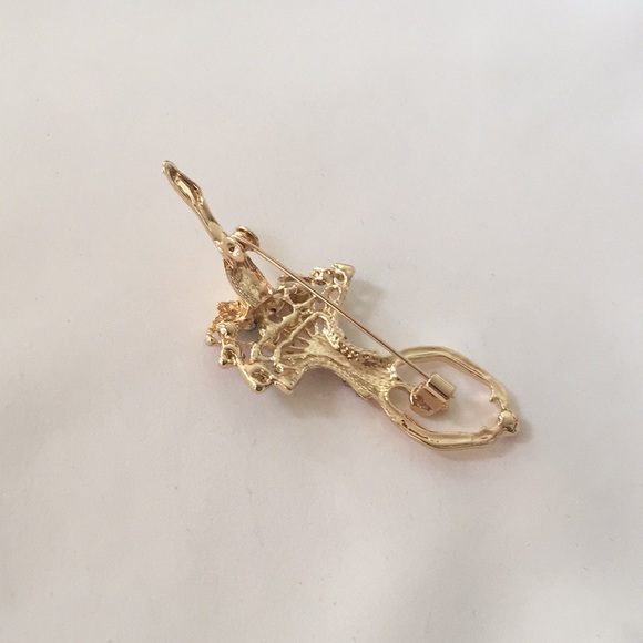 ๐50% OFF/3+...Rhinestone Ballerina Brooch - Picture 3 of 4